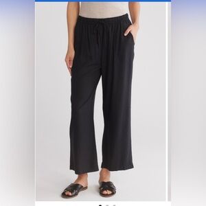 Splendid linen blend drawstring pant size small